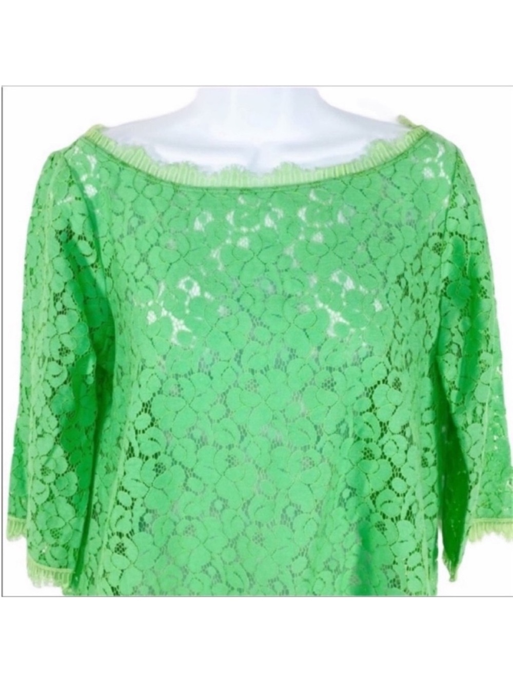 WESTON WEAR - ANTHROPOLOGIE lace blouse top S - Picture 5 of 11